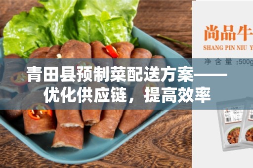 青田县预制菜配送方案——优化供应链，提高效率