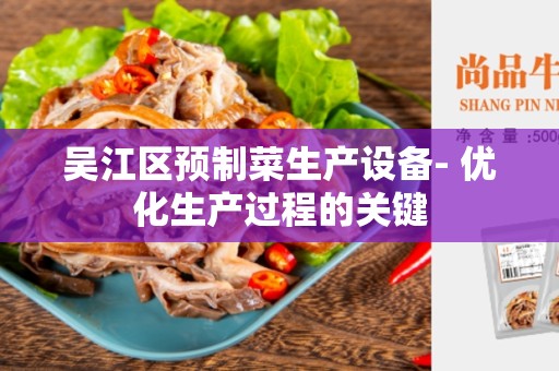 吴江区预制菜生产设备- 优化生产过程的关键