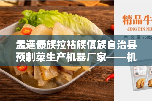 孟连傣族拉祜族佤族自治县预制菜生产机器厂家——机械化生产的未来