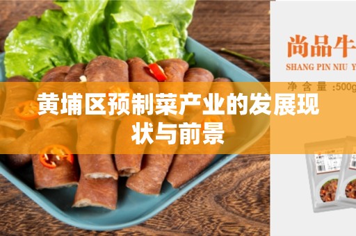 黄埔区预制菜产业的发展现状与前景