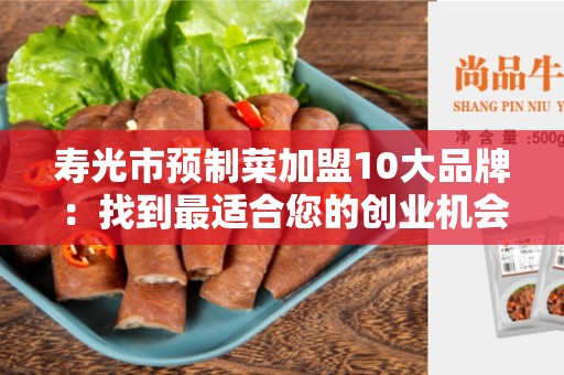 寿光市预制菜加盟10大品牌：找到最适合您的创业机会