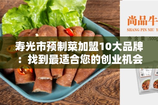 寿光市预制菜加盟10大品牌：找到最适合您的创业机会