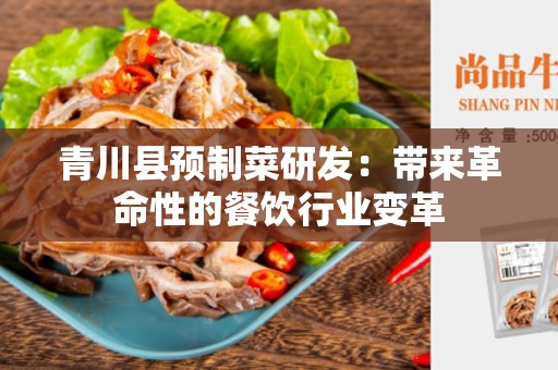 青川县预制菜研发：带来革命性的餐饮行业变革