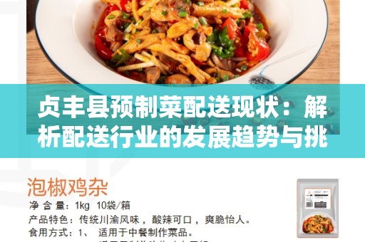 贞丰县预制菜配送现状：解析配送行业的发展趋势与挑战