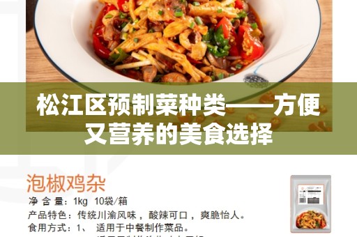 松江区预制菜种类——方便又营养的美食选择