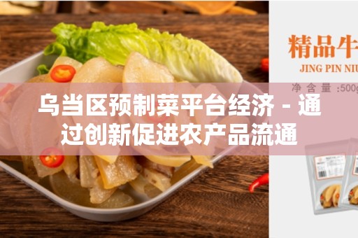 乌当区预制菜平台经济 - 通过创新促进农产品流通