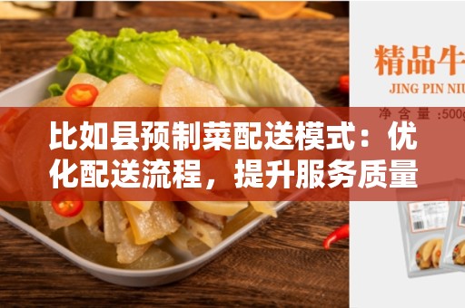 比如县预制菜配送模式：优化配送流程，提升服务质量