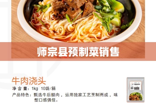 师宗县预制菜销售