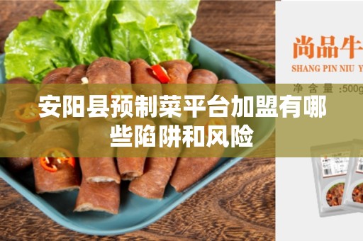 安阳县预制菜平台加盟有哪些陷阱和风险