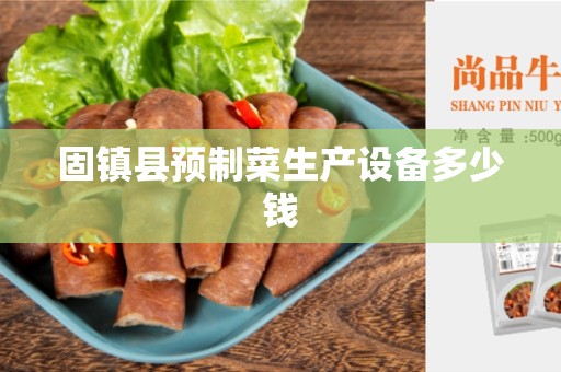 固镇县预制菜生产设备多少钱