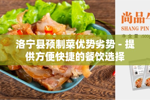 洛宁县预制菜优势劣势 - 提供方便快捷的餐饮选择