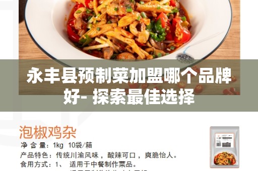 永丰县预制菜加盟哪个品牌好- 探索最佳选择