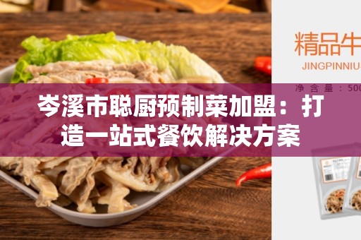 岑溪市聪厨预制菜加盟：打造一站式餐饮解决方案