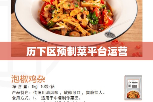 历下区预制菜平台运营