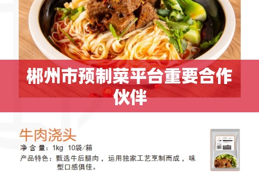 郴州市预制菜平台重要合作伙伴