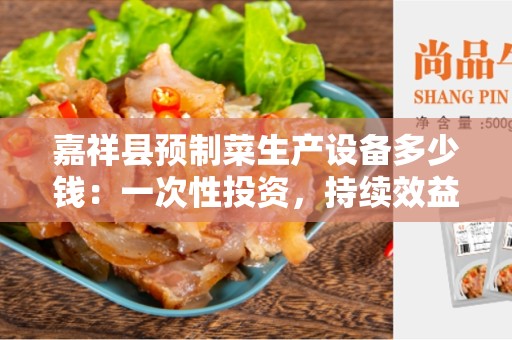 嘉祥县预制菜生产设备多少钱：一次性投资，持续效益