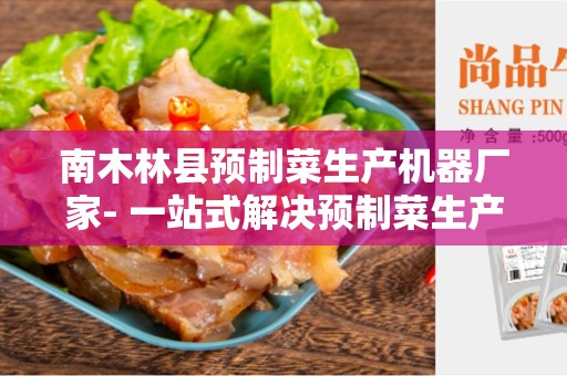 南木林县预制菜生产机器厂家- 一站式解决预制菜生产需求