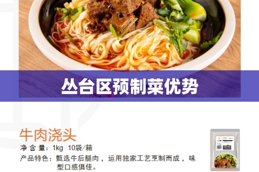 丛台区预制菜优势