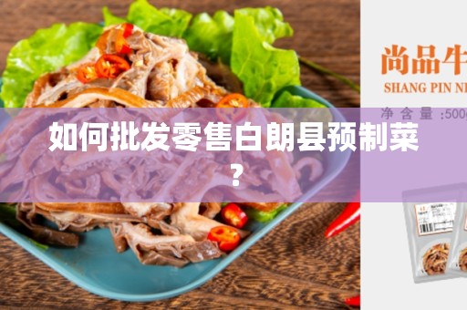 如何批发零售白朗县预制菜？