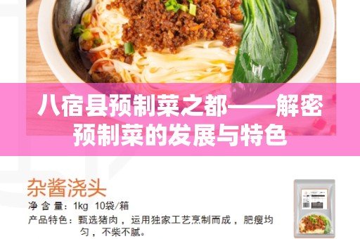 八宿县预制菜之都——解密预制菜的发展与特色