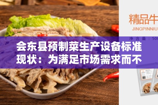 会东县预制菜生产设备标准现状：为满足市场需求而不断创新