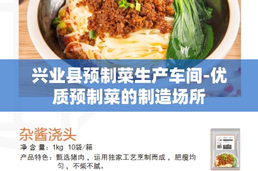 兴业县预制菜生产车间-优质预制菜的制造场所