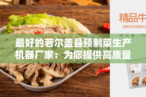 最好的若尔盖县预制菜生产机器厂家：为您提供高质量的设备