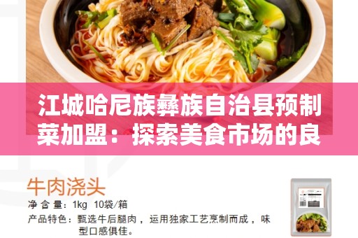 江城哈尼族彝族自治县预制菜加盟：探索美食市场的良机