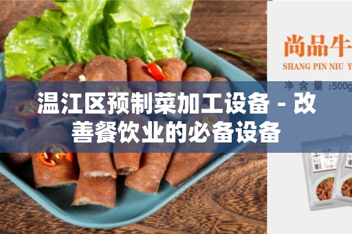 温江区预制菜加工设备 - 改善餐饮业的必备设备