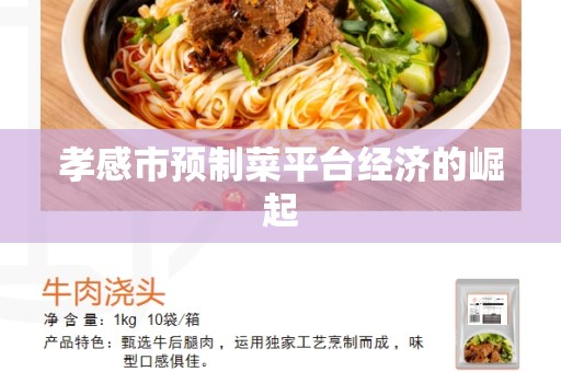 孝感市预制菜平台经济的崛起