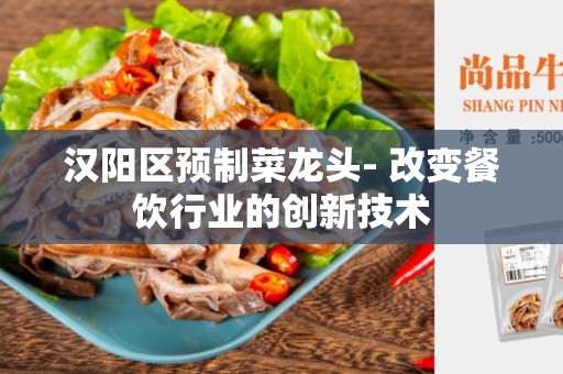 汉阳区预制菜龙头- 改变餐饮行业的创新技术