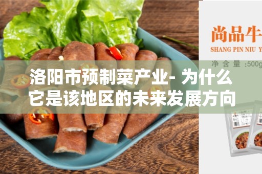 洛阳市预制菜产业- 为什么它是该地区的未来发展方向-