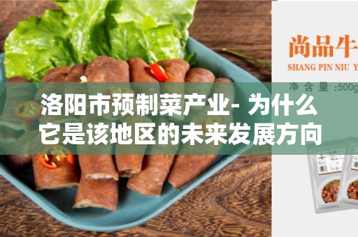 洛阳市预制菜产业- 为什么它是该地区的未来发展方向-
