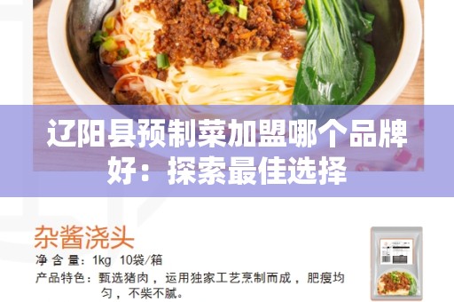 辽阳县预制菜加盟哪个品牌好：探索最佳选择