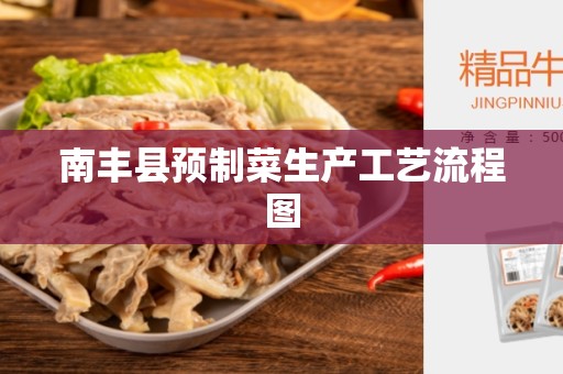 南丰县预制菜生产工艺流程图