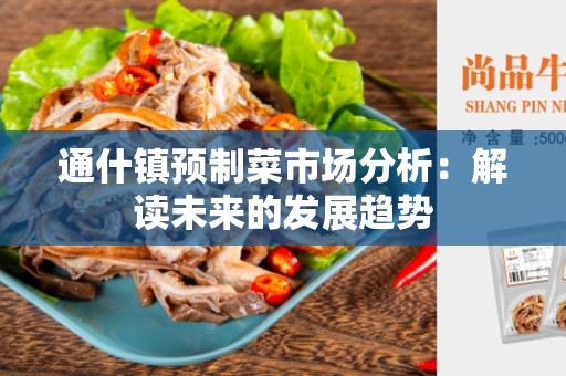 通什镇预制菜市场分析：解读未来的发展趋势