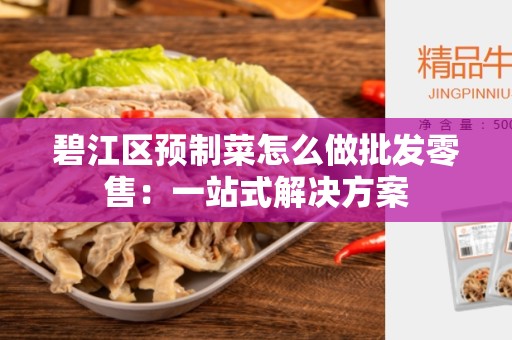 碧江区预制菜怎么做批发零售：一站式解决方案
