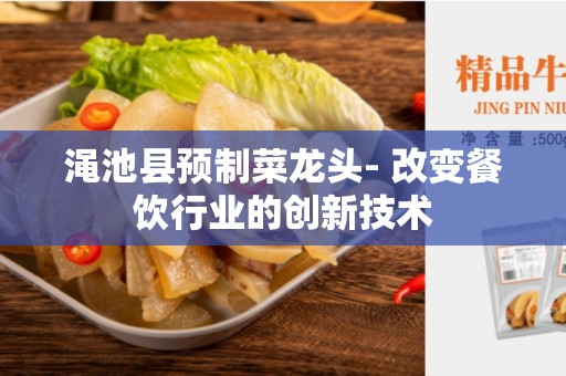 渑池县预制菜龙头- 改变餐饮行业的创新技术