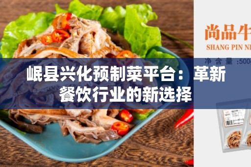 岷县兴化预制菜平台：革新餐饮行业的新选择