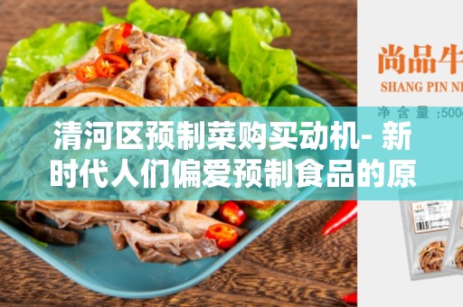 清河区预制菜购买动机- 新时代人们偏爱预制食品的原因