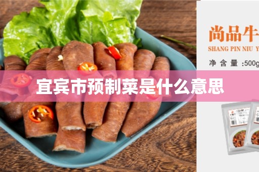 宜宾市预制菜是什么意思