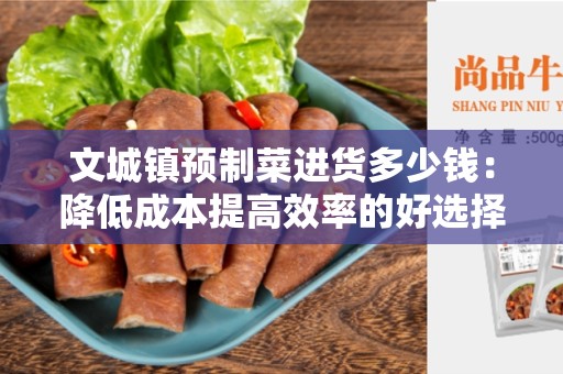 文城镇预制菜进货多少钱：降低成本提高效率的好选择