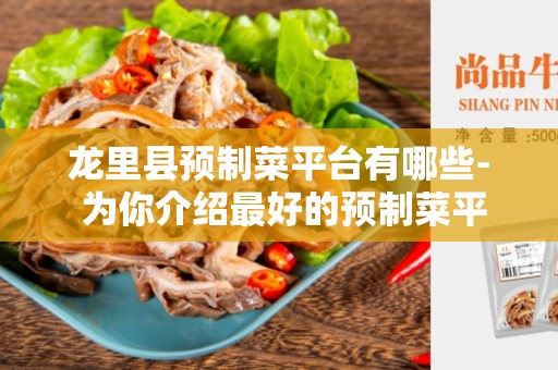 龙里县预制菜平台有哪些- 为你介绍最好的预制菜平台