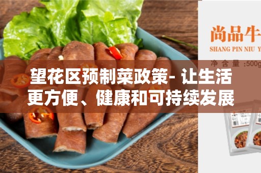 望花区预制菜政策- 让生活更方便、健康和可持续发展