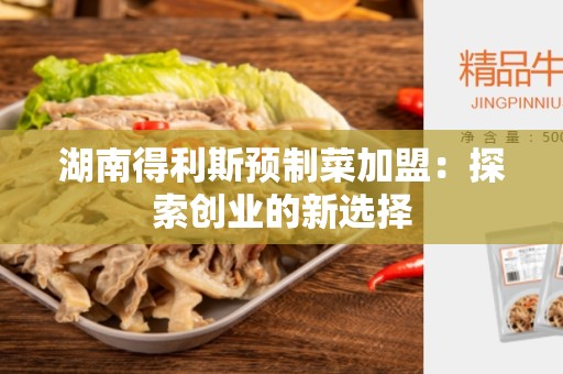 湖南得利斯预制菜加盟：探索创业的新选择