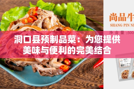 洞口县预制品菜：为您提供美味与便利的完美结合