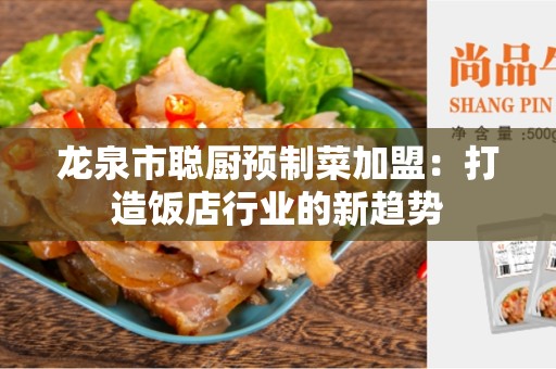 龙泉市聪厨预制菜加盟：打造饭店行业的新趋势
