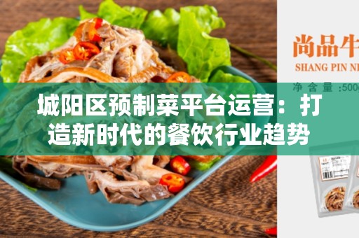 城阳区预制菜平台运营：打造新时代的餐饮行业趋势
