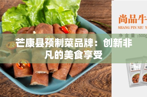 芒康县预制菜品牌：创新非凡的美食享受