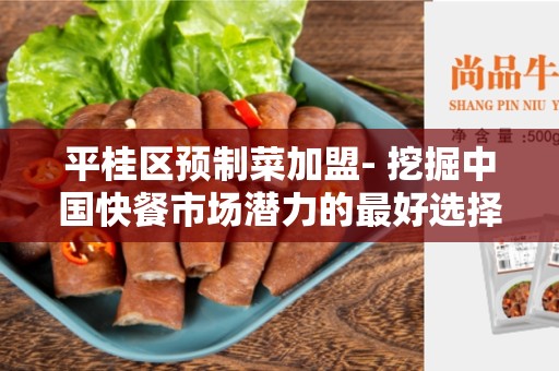 平桂区预制菜加盟- 挖掘中国快餐市场潜力的最好选择